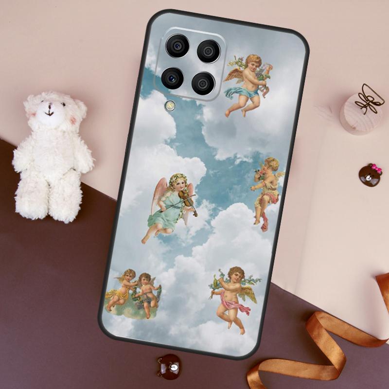 Эстетичный чехол 'Ангел эпохи Возрождения' для Samsung Galaxy M11 M31 M21 M53 M13 M32 M52 M15 M35 M55 M14 M34 M54 M06 M16 M36 M56