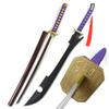 100cm Anime Bleach Katana Kyoraku Shunsui Sword Cosplay Prop Large Ninja Knife Real Size Japanese Katana Samurai Sabre Kid Toy