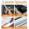 Windproof Window Sealing Tape Self Adhesive Seam Sealing Strip Strong Dustproof Waterproof Duct Tape Door Weather Stripping