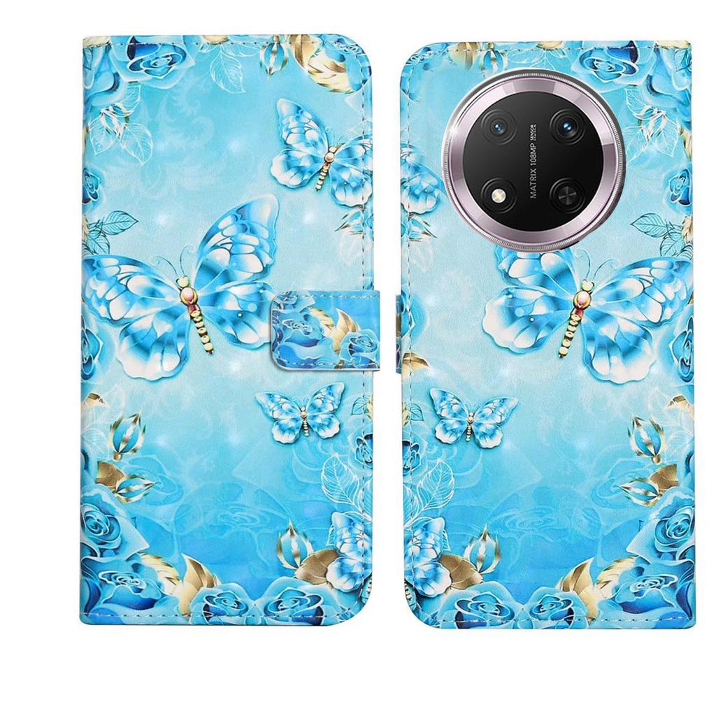 For Honor X9c 5G Case 3D Creative Pattern PU Leather Stand Phone Cover