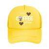 More Coffee Please Green  Mesh Baseball Cap Hip Hop