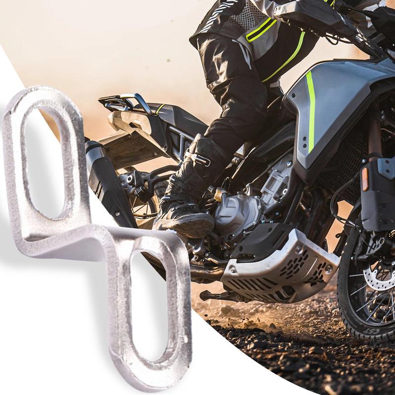 Кронштейн выхлопной трубы Мотоциклетный глушитель Кронштейн выхлопной трубы Глушитель Выхлопные трубы Нержавеющая сталь Серебристый тон Монтажный хомут для глушителя Для