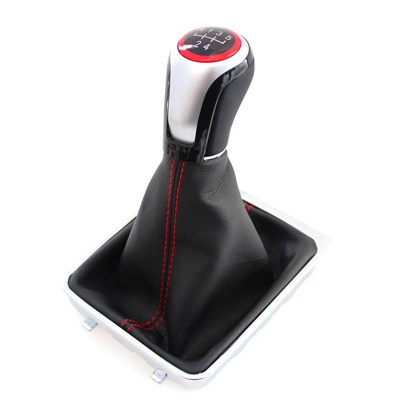 New Gear Shift Knob for VW Passat B6 2005-2010 5 / 6 Speed MT Lever Change Stick with Gaiter Boot Cover
