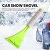 Автомобильный скребок для льда, противоскользящая ручка из этиленвинилацетата, подвесная многофункциональная мини-сверхмощная автоматическая лопата для размораживания лобового стекла, инструмент для удаления снега