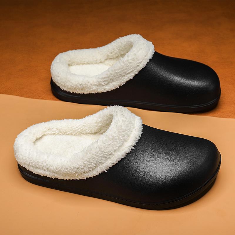 Хлопковые тапочки для пар, зимние теплые плюшевые тапочки с плюшевой подкладкой, удобные тапочки с подкладкой, аксессуары, черные босые ноги