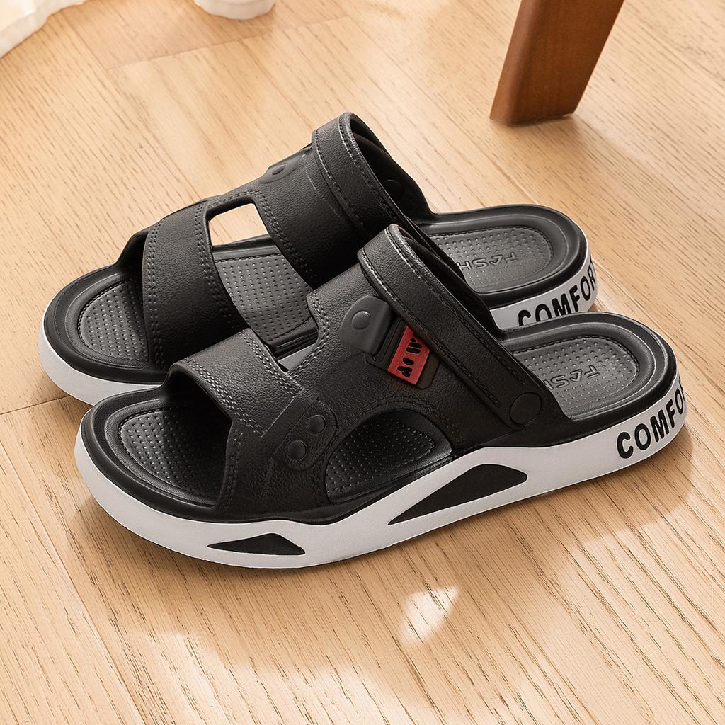 Summer Men Sandals Flat Soft Beach Sandals Fashion Comfortable Non-slip Sandals Lightweight Casual Men Sandals