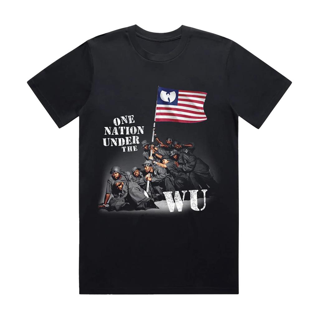 Pop Summer WuTang Clan Hip Hop Group American Retro Loose ShortSleeved TShirt for Unisex and Women