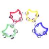 Handheld Tambourine Metal Bell Plastic Percussion For Ktv Party Kids Game Toys