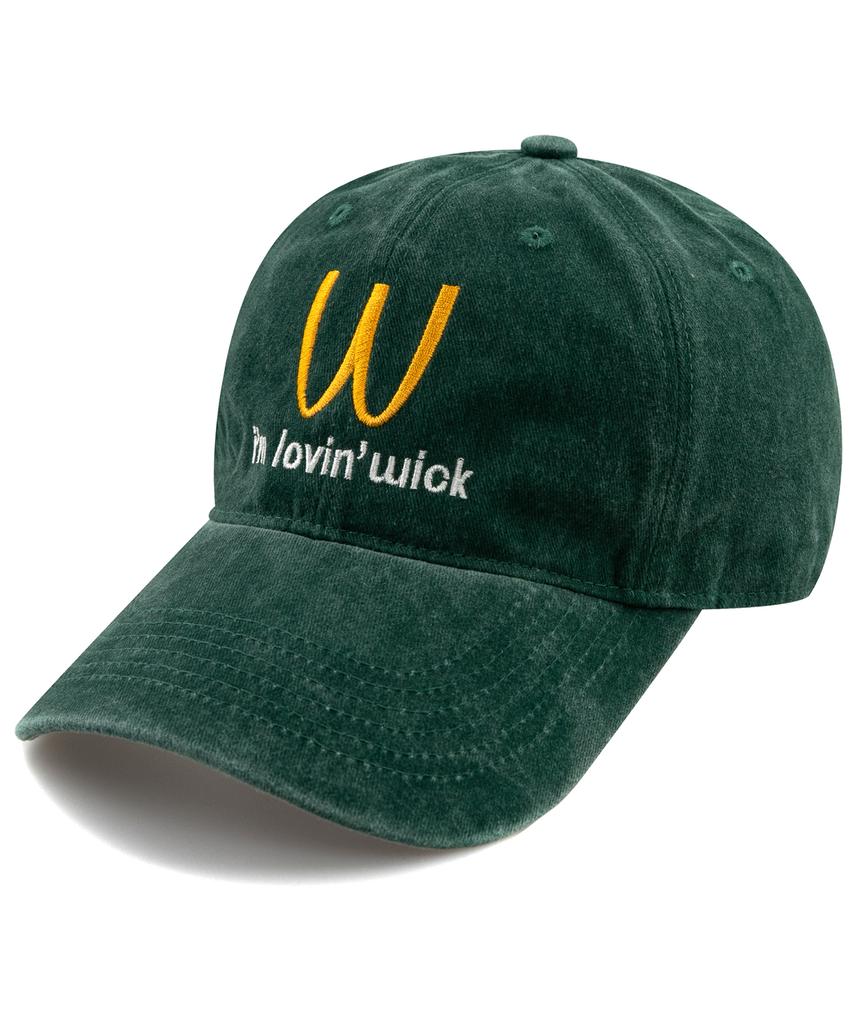 Кепка с козырьком Wig Im Lovin' Stonewashed - Зеленая