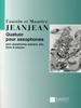 Jean Saxophone Score Set Jean Quartet/Salabert/Part