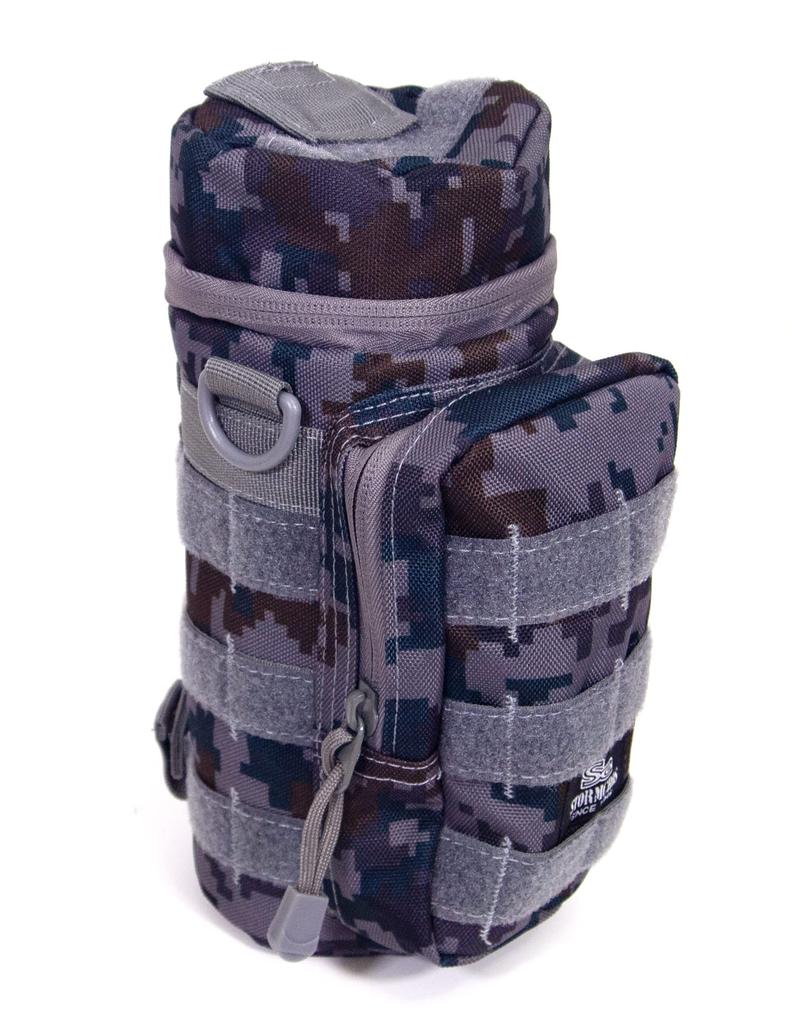 Штормовая ткань Военная фляга Фляга Пластиковая фляга Сила Камуфляж Цифровой 1564 Чехол, Чехол, Чехол, 500мл-1л, Самооборона (ASDF Камуфляж),