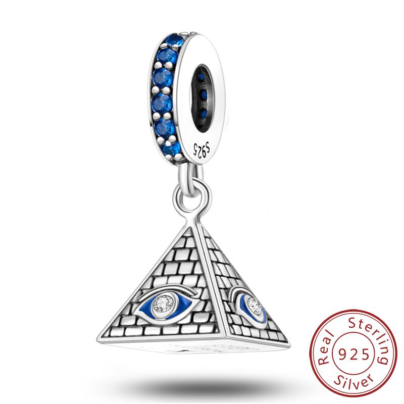 Медные Шармы Бусины Глаз Дьявола Крест Ангел Шармы Подходят для Оригинальных Браслетов-Шармов Подвески Изысканное Изготовление Ювелирных Изделий Своими Руками Для Женщин