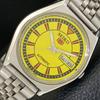 GENUINE VINTAGE SEIKO 5 AUTOMATIC JAPAN 6309A MENS YELLOW DIAL WATCH A702706-1 R210-a702706