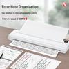 Bluetooth Wireless A4 Portable Inkless Thermal Printer for Home and Office Use