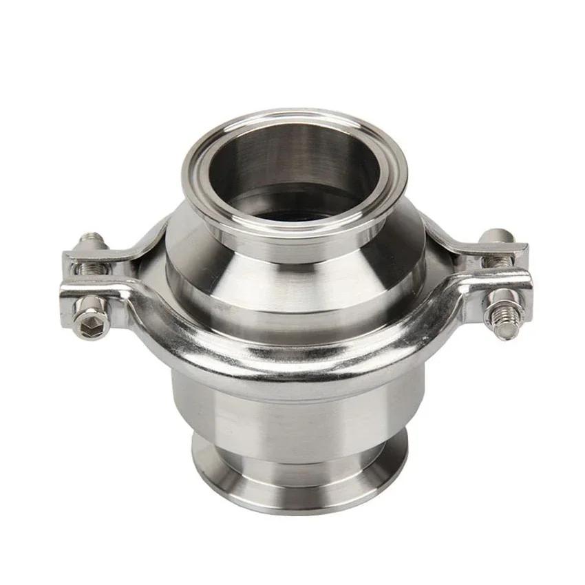 3/4'' 1'' 1.5'' 2'' 2.5'' Санитарный обратный клапан Tri Clamp Односторонний поток Нержавеющая сталь SS 304