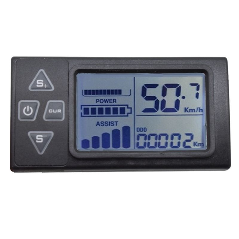 NEW HOT In Stock-36V 48V S861 Lithium Battery LCD Liquid Crystal Electric Vehicle Mountain Bike Scooter Speedometer