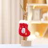 Christmas Santa Tree Hat Plush Keychain Toy Cartoon Decorations Pendant Doll