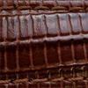 Bracelet montre - MY-MONTRE - Medium Brown - Cuir veau grain lézard - 14 mm - Rembourré 2,5/3 mm