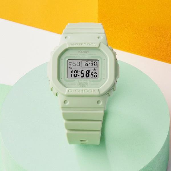 Casio G-SHOCK GMD-S5600BA-3JF [G-SHOCK DW-5600 Меньшая тонкая модель Фисташковый зеленый] Квадратные часы