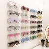 Eyeglasses Organizer Rack Wall Mounted Sun-glasses Display Holder Wardrobe Decoration Storage Box Sunglass Organizer