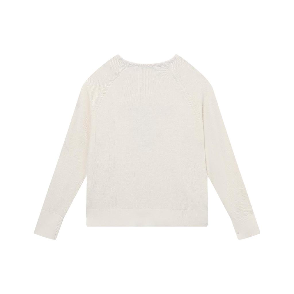 New FILA Knitwear Women's Steam White F11W331409F-IV