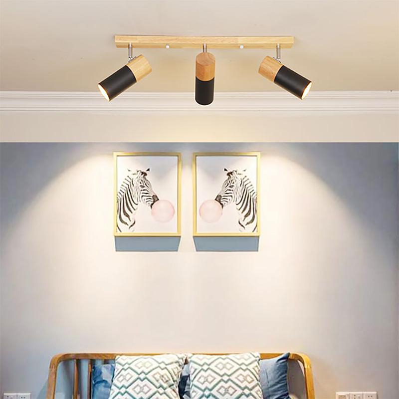 Современный светодиодный потолочный светильник, вращающийся на 1/3 головы, для гостиной, кабинета, спальни, столовой, внутреннего освещения