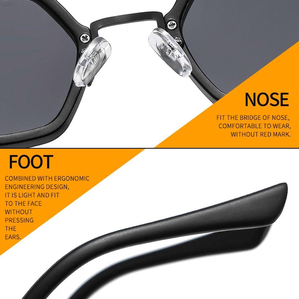 Солнцезащитные очки UV400 с небольшой многоугольной защитой, унисекс, для вождения, панк-тени для женщин и мужчин