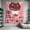 Steven Universe Cookie Cat Pattern Home Decor Tapestry, Wall Hanging, Decorative RV Wall Cloth.SGT0917484
