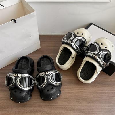 Популярные в интернете знаменитости популярные черные милые шлепанцы на толстой подошве женские 2025 лето и осень новая уличная обувь увеличивающая рост нескользящие крутые шлепанцы