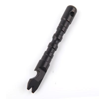 Многофункциональный инструмент Hamans Titanium Alloy EDC Pry Bar с функцией открывалки для бутылок и отвертки (черный)