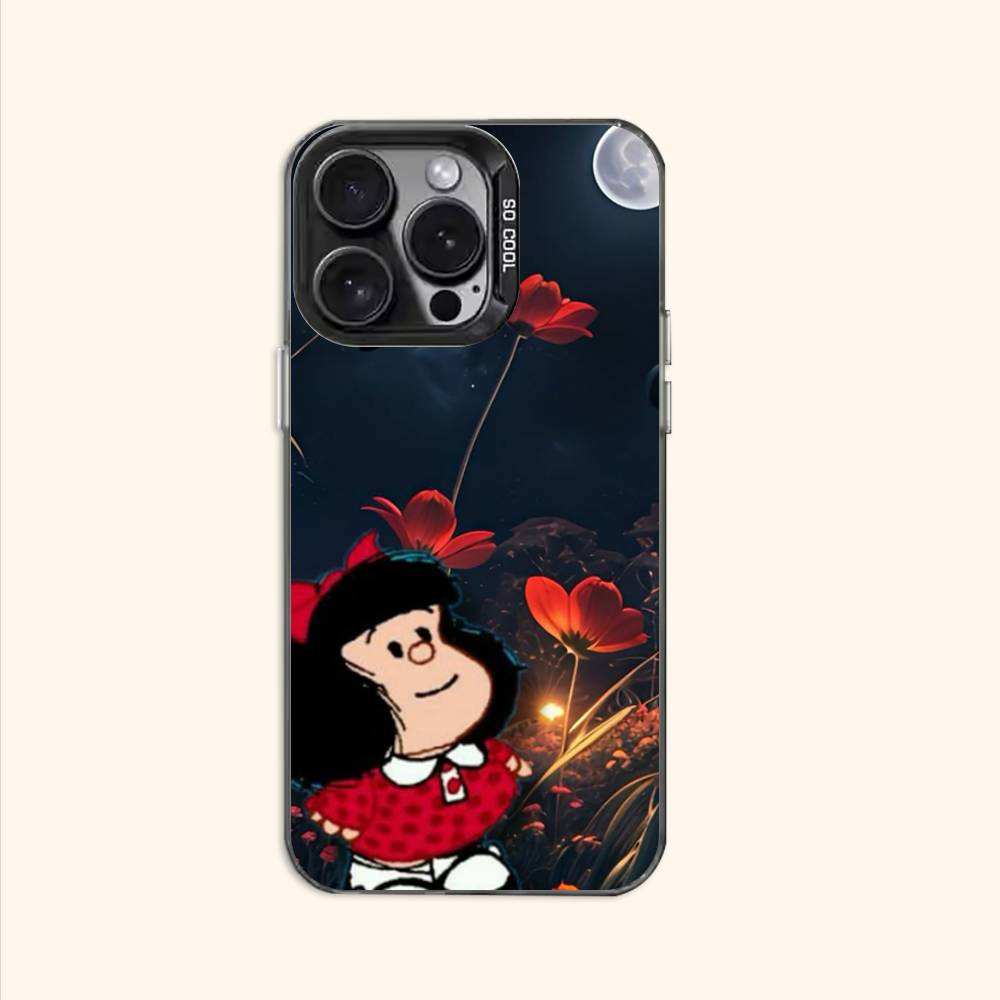 M-Mafaldaa Cute Character Phone Case For iPhone 17 16e 16 15 14 13 12 11 Pro Max X XR XS MAX Back Cover