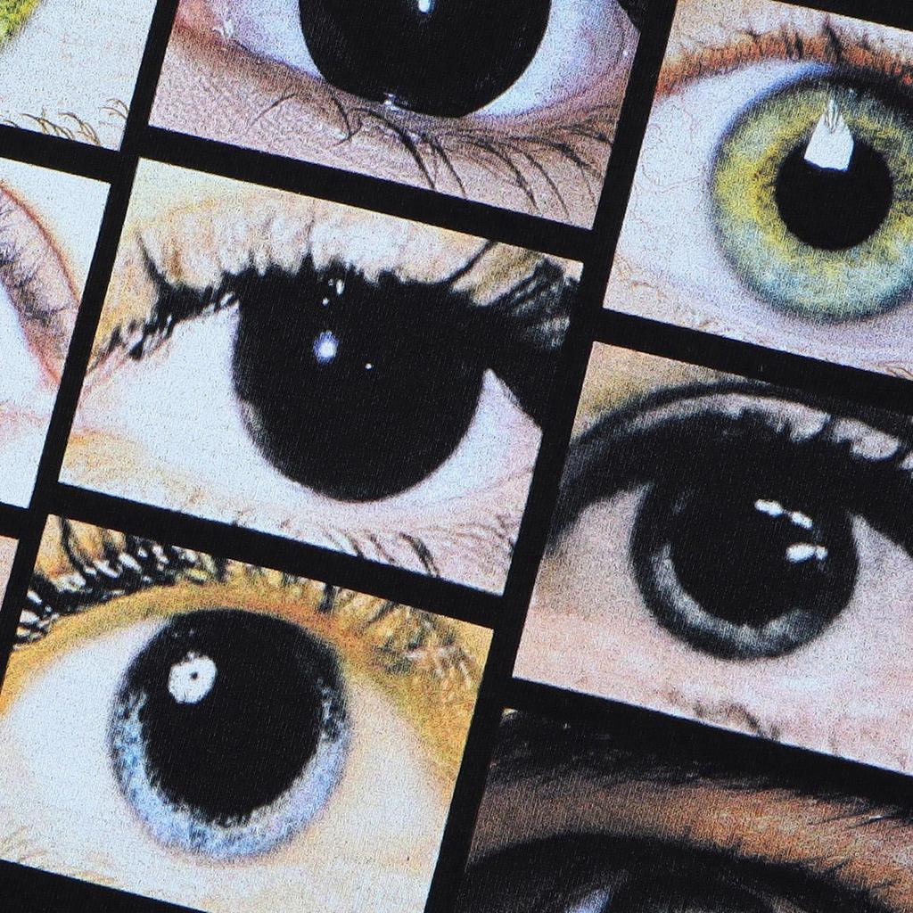 Футболка с рисунком в стиле хип-хоп Streetwear Eyes World
