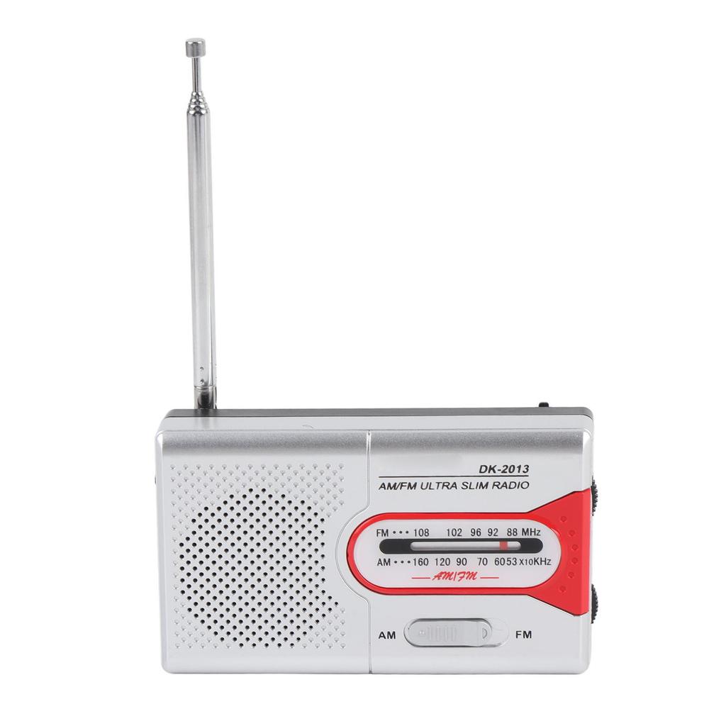 Portable Radio AM FM Battery Operated ket Transistor Radio with Spker and Hdphone for Home Outdoor