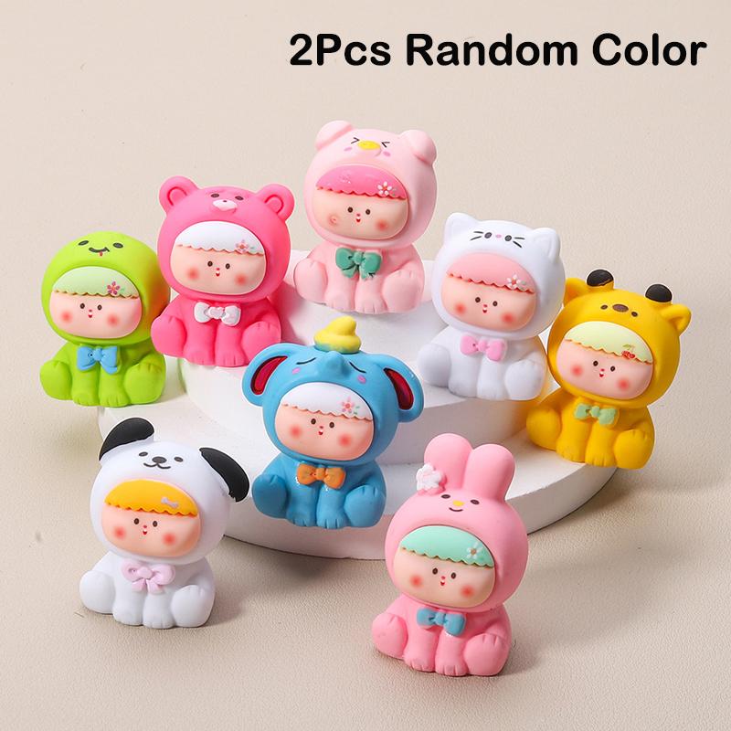 1 комплект Sanrio Lilith, украшение в форме животного, фигурка, микропейзаж, настольное украшение, интерьер автомобиля, брелок для телефона