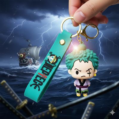 Брелок Ван пис Зоро One piece Zoro манга детский брелок на рюкзак, ключи 7 см