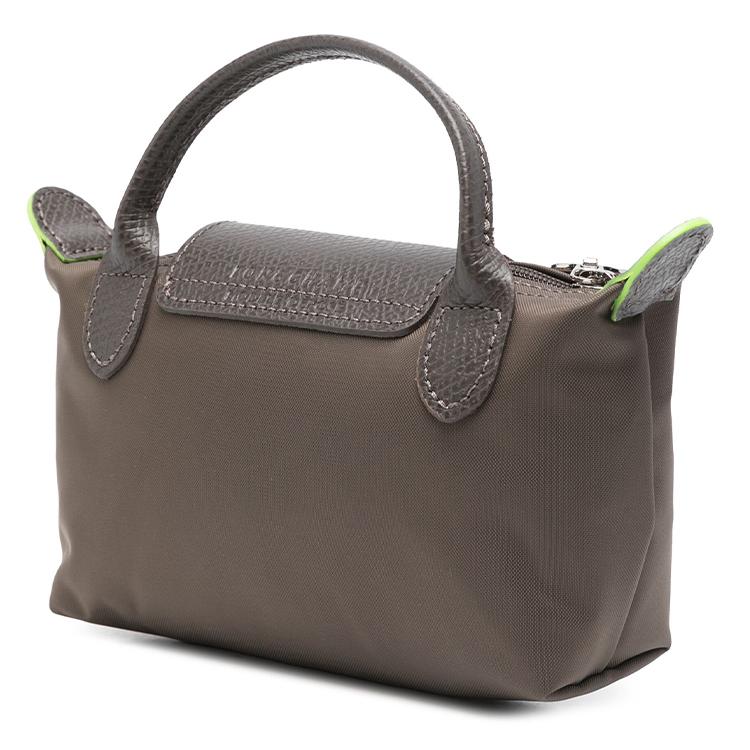 Longchamp Сумка-тоут Le Pliage с серебристой металлической фурнитурой Женские сумки-тоут Коричневый 34175919813