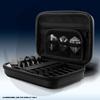 MageRabbit Dart Case, Holds 6 Darts, Includes Storage for Tips, Shafts, and Flights (Black)
