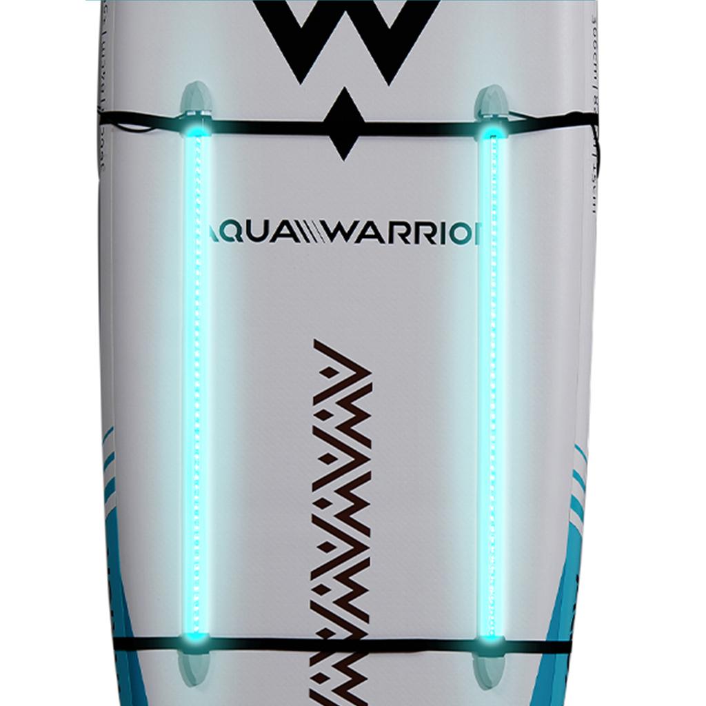 Светодиодный фонарь для доски для серфинга с веслом с перезаряжаемой батареей, цветная водонепроницаемая светодиодная система освещения с сумкой для переноски для доски для серфинга с веслом