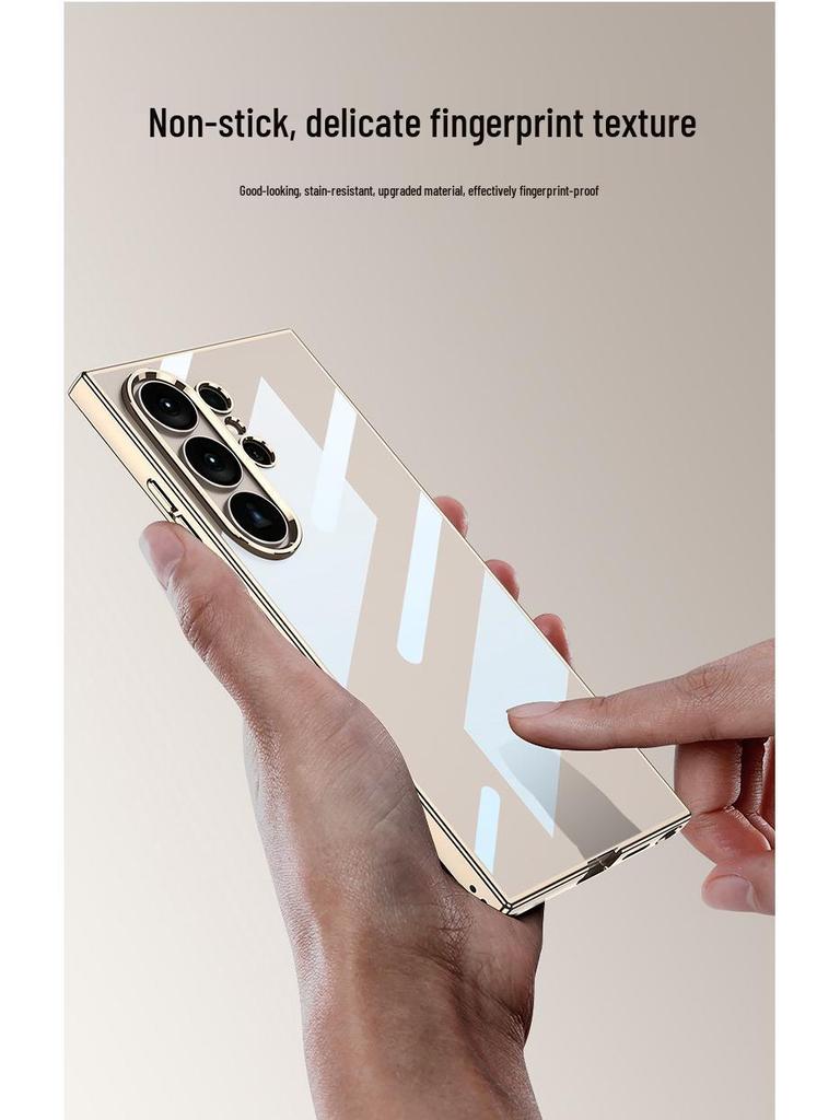 Прозрачный ТПУ чехол Samsung S26 Ultra с подушкой безопасности и большим вырезом для камеры