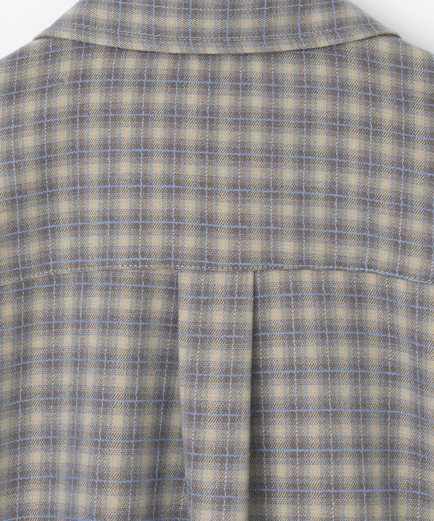 MILLO ARCHIVE Mute Plaid Check Shirt [Blue Brown]
