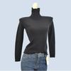 Soft Glutinous Pullover Bottoming Shirt Sweater Women's Autumn and Winter Retro Minimalist Slim Fit Inner Wear Long Sleeves Turtleneck Knitting Tops