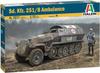 Platz Italeri WWII Немецкая полевая санитарная машина Пластиковая модель IT7077 1/72 Sd.Kfz.251/8 (Военная техника)