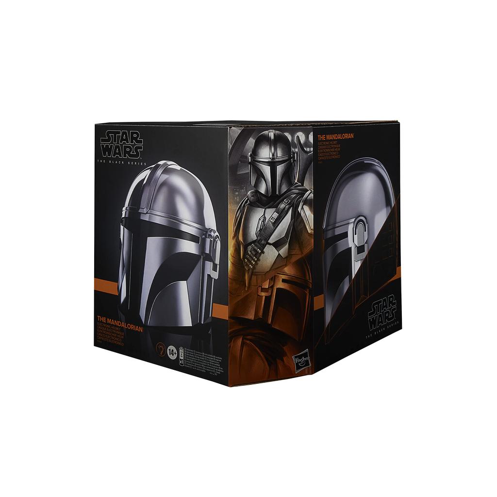 Hasbro Star Wars Black Series Mandalorian Electronic Helmet for Roleplay and Ages 14 and Authentic Collectibles, Up, F0493,