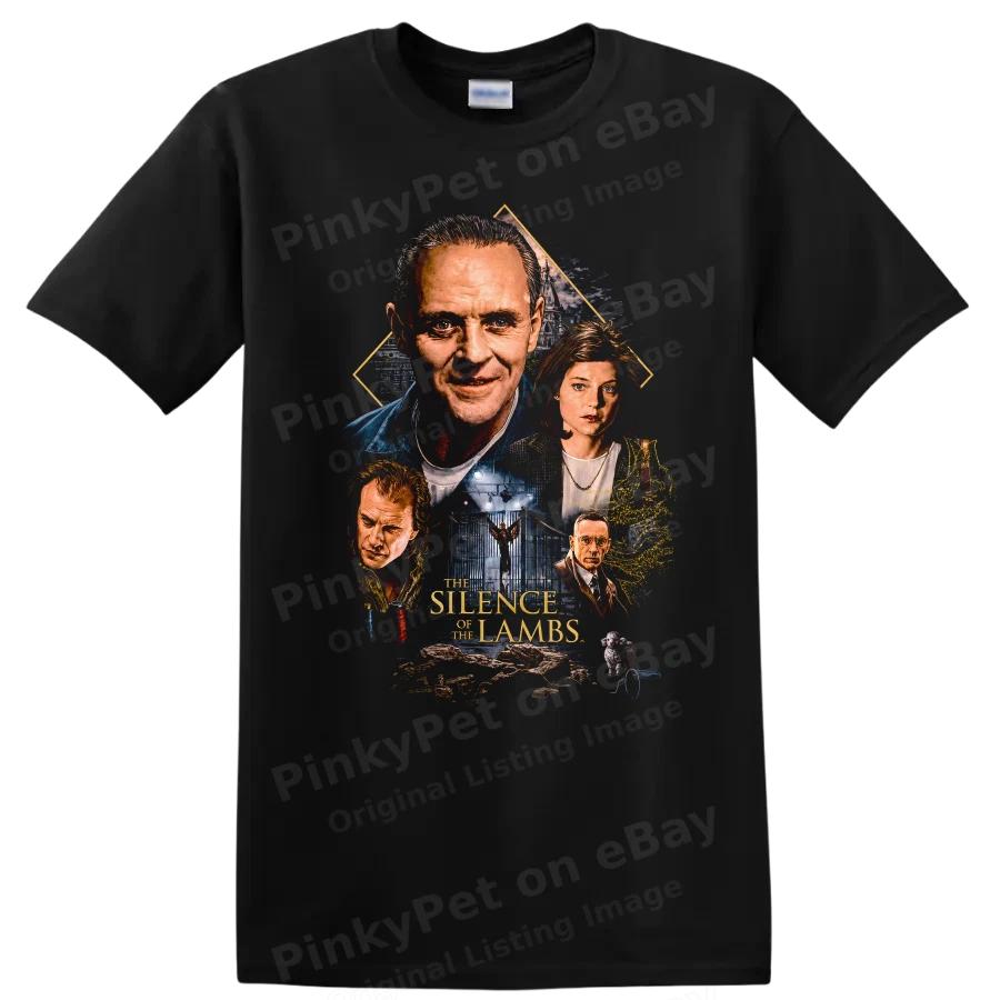 Silence of the Lambs Movie Characters Horror T Shirt Graphic Tee
