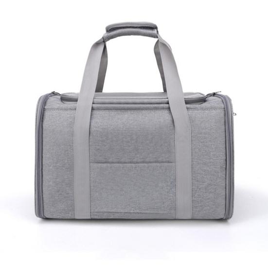 Soft-Sided Pet Carrier Portable Dog Car Seat with Cushion Collapsible Travel Puppy Carrier Bag for Small Medium Dogs Cats