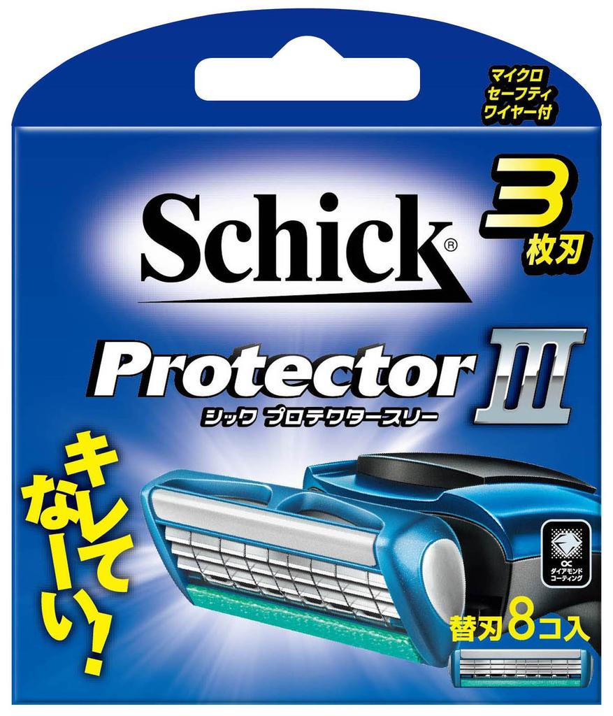 Schick Protector Три запасных лезвия 3-лезвийный (8 шт.)
