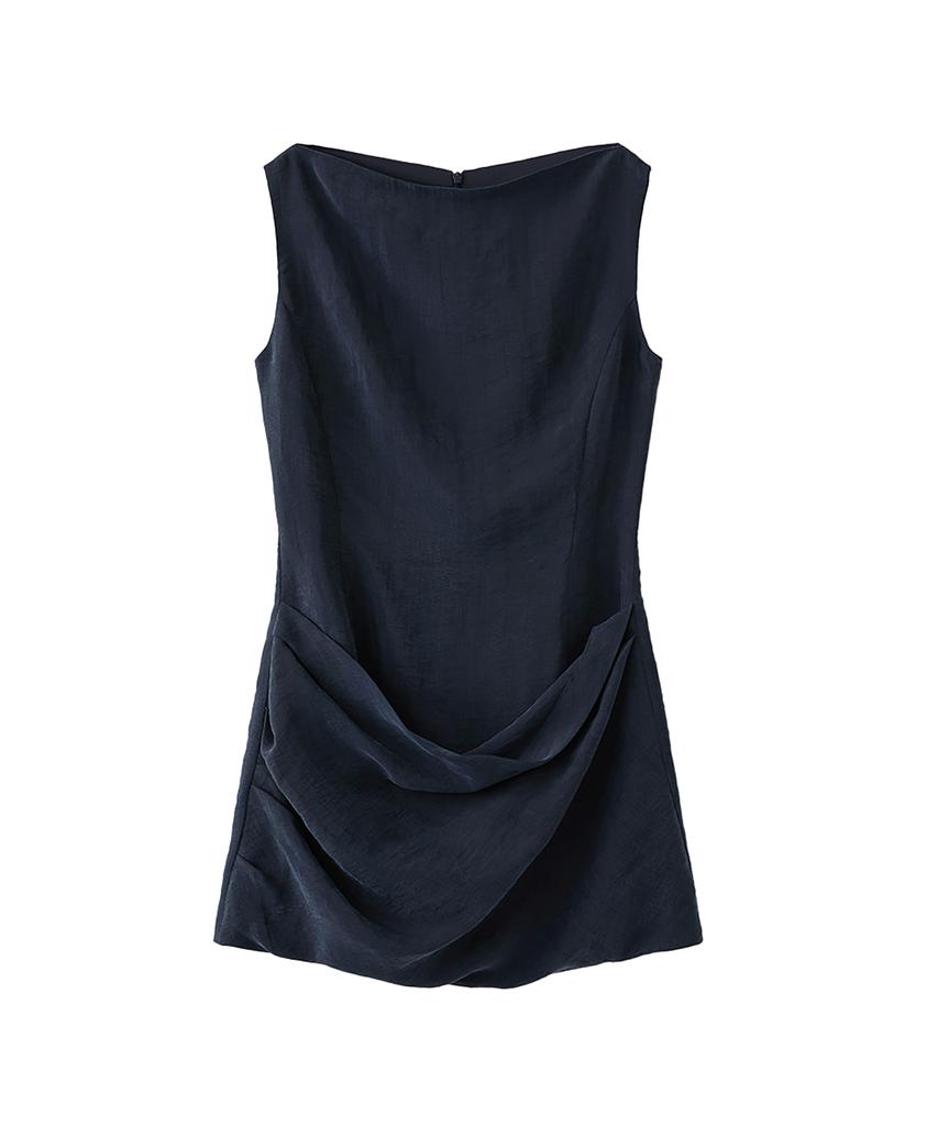 The Ballon Cowl Mini Dress