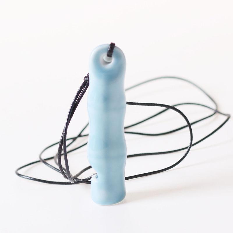 Керамические украшения Бамбуковый свисток, в который можно дуть Винтажное ожерелье Торговая цепочка Богемские украшения