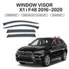 Для BMW X1 E84 F48 F49 автомобильные аксессуары козырек на окна козырек на двери солнцезащитные козырьки от дождя защитные щитки хромированные накладки на дождевую полоску