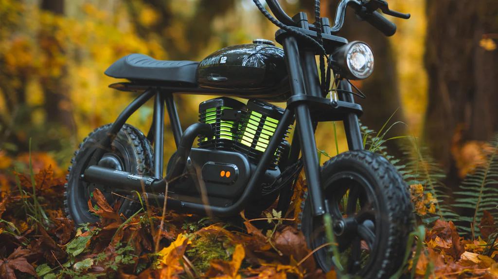 Электрический Мотоцикл Для Детей Hyper Gogo Pioneer 12 Plus Черный